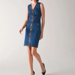 White House Black Market Denim Dress